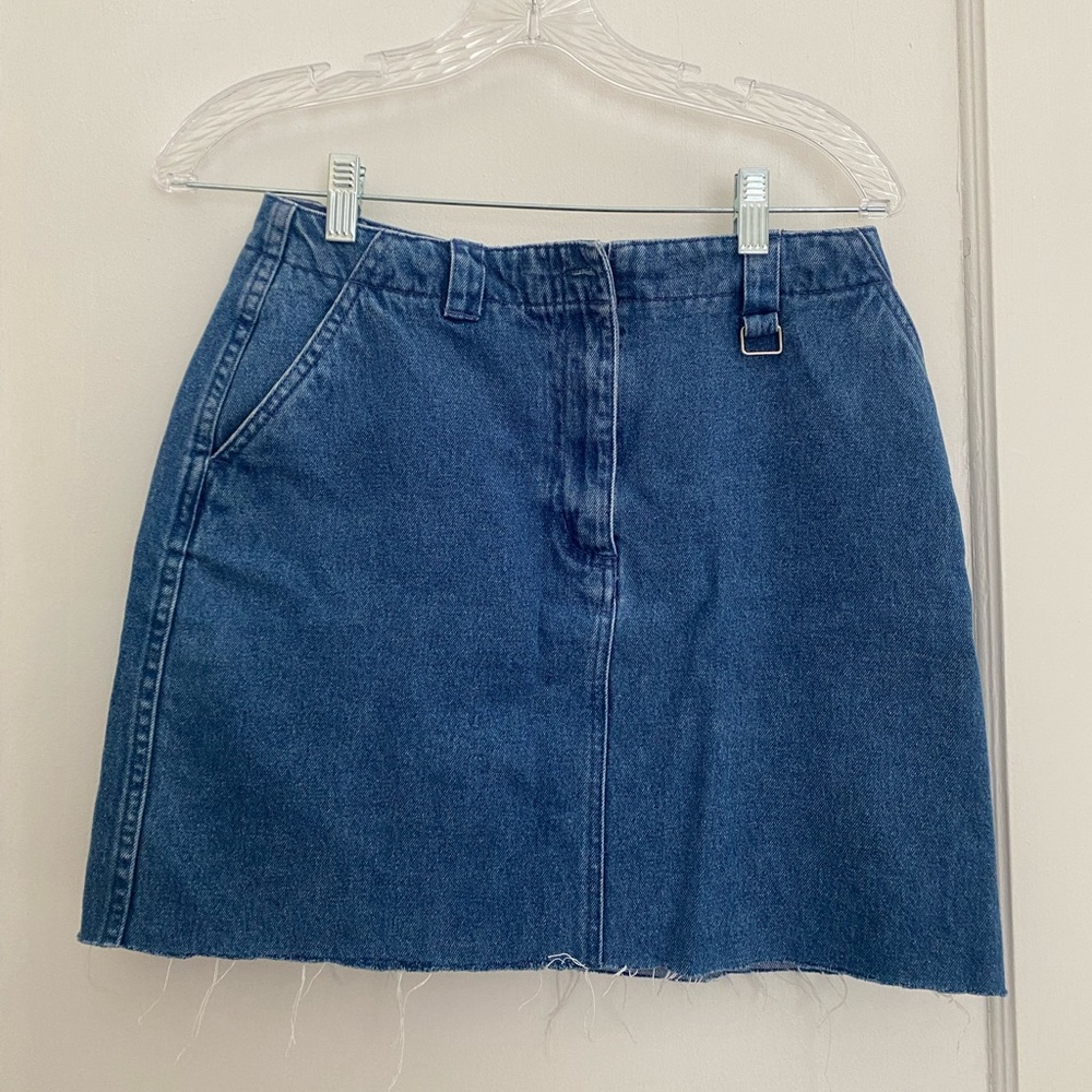Vintage denim skirt